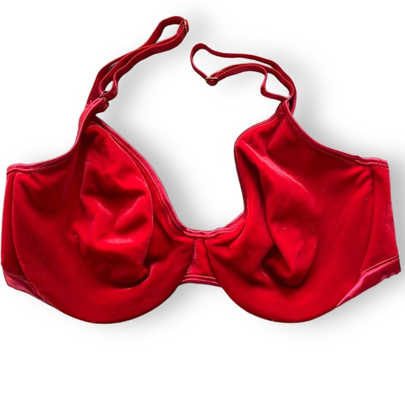 Warner’s red velvet bra 34D - Picture 1 of 10
